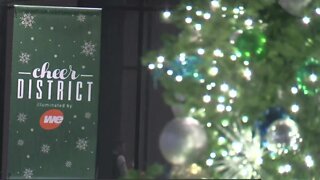 The Deer District Tree Lighting Ceremony happened on Saturday in Downtown Milwaukee