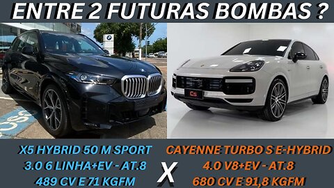 ENTRE 2 CARROS - BMW X5 HYBRID X PORSCHE CAYENNE HYBRID - SÓ OS SIMPSONS SABEM O FUTURO DELES