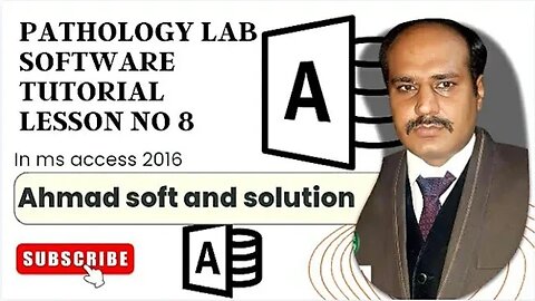 Pathology Lab management and reports and billing Software tutorial no 8 | Ahmad soft and solution