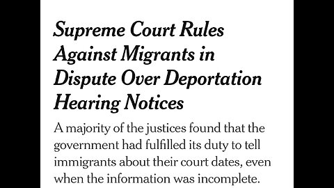 Supreme Court ruling on deportation