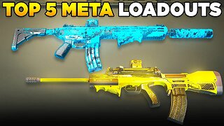 WARZONE TOP 5 META ASSAULT RIFLE LOADOUTS! (Warzone Best Loadouts)