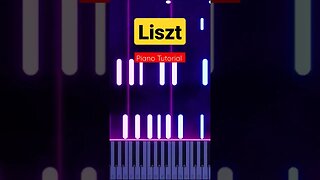 Liszt - Hungarian Rhapsody No 5 Piano Tutorial #shorts #pianotutorial #pianolearning