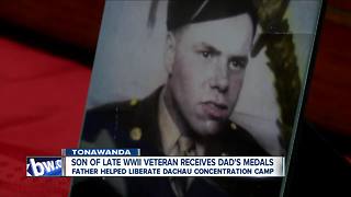 Son of Late WWII Veteran Receives Dad's Medals