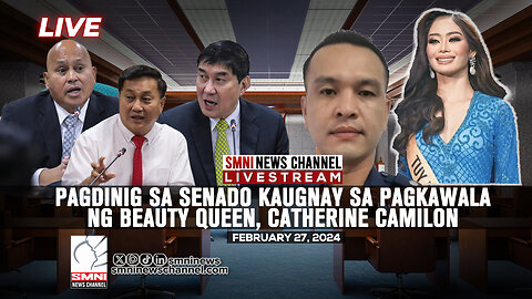 LIVE | Pagdinig sa Senado kaugnay sa pagkawala ng beauty queen, Catherine Camilon