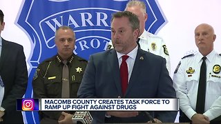 New task force to combat drug epidemic in Macomb County being announced in Warren