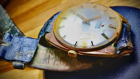 RUSTY AS MY SINGING - FOUND IN THE PARTS BIN RESTORATION - ORIS SUPER STUNNING WATCH