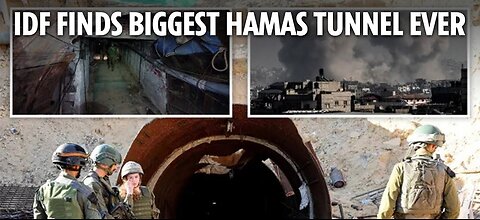ISRAELI troops have found the biggest Hamas tunnel under Gaza yet