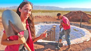Laying The Foundation For Our Off-Grid Earthbag Dome Home