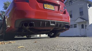 New wrx exhaust