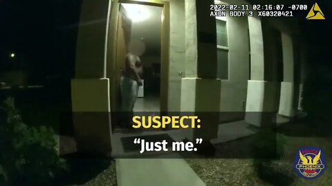 Body cam footage of Phoenix Police officer shooting.