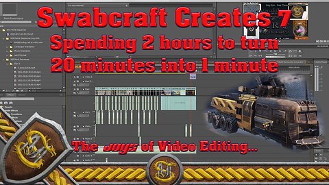 Swabcraft Creates 7: Spending 2 hours to turn 20 minutes into 1 minute (shorts)