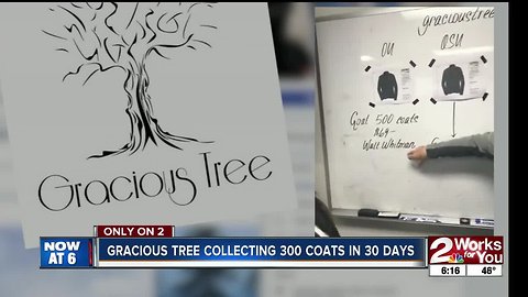 Gracious Tree collecting 300 coats in 30 days