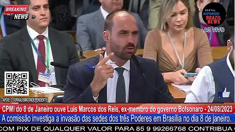 CPMI do 8 de Janeiro ouve Luis Marcos dos Reis, ex-membro do governo Bolsonaro - 24/08/2023