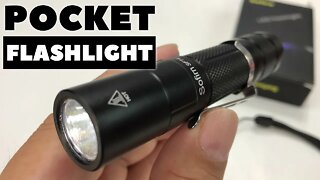 Super Bright 600 Lumens Mini LED Keychain Sofirn SF14 Flashlight Review