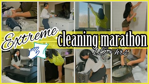 *EXTREME* 2 HRS ENTIRE APARTMENT CLEAN W/ ME MARATHON 2022 | EXTREME CLEANING MOTIVATION | ez tingz