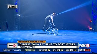 Cirque Italia returns to Southwest Florida - 7:30am live report