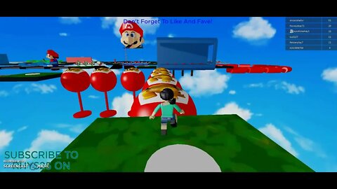 Roblox Mario Obby ~ the fam running around through a Mario obby on Roblox!