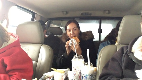 Tourists Gorge on Fast Food at Sonic