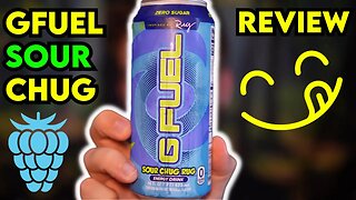 GFUEL Sour Chug Rug Energy Drink Review