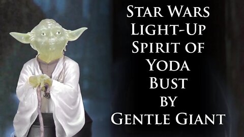 Star Wars Light-Up Spirit Yoda bust by Gentle Giant