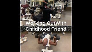 Working Out With The Childhood Friend