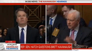 Orrin Hatch and Lindsey Graham Deliver Proof That Dems Orchestrated Kavanaugh Hit Job