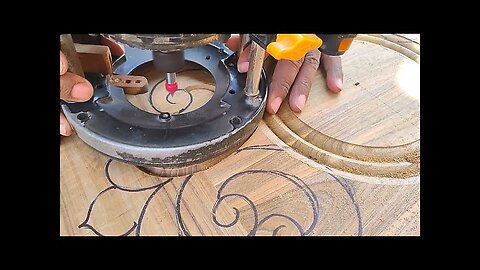 Beautiful wood carving skills __ perfect handling router machine by pvj wood carving