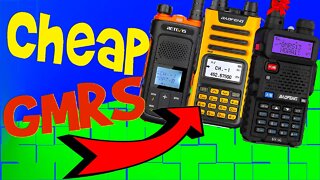 6 CHEAPEST GMRS HT Radios for 2022 | Bottom 6 GMRS Radios