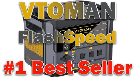 VTOMAN FlashSpeed 1500 Portable Power Station 1548Wh LiFePO4 (LFP) Battery Powered Solar Generator