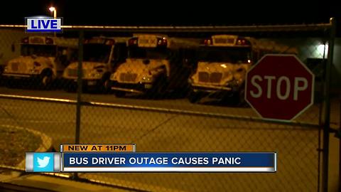 Parents left scrambling after 75 school bus drivers call off work, causing delays