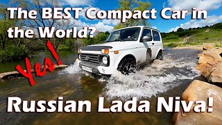 The greatest Russian car, the Lada Niva! Best car in the world? I think so!