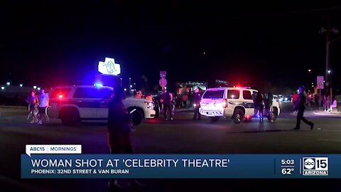 Woman shot during live concert at Celebrity Theatre in Phoenix