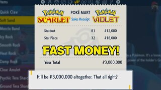 How To Earn Money FAST & EASY in Pokemon Scarlet & Pokemon Violet!