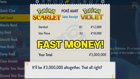 How To Earn Money FAST & EASY in Pokemon Scarlet & Pokemon Violet!