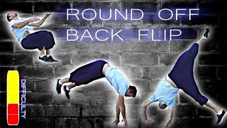 How To ROUND OFF to BACK FLIP - Tutorial