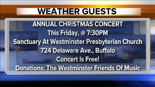 Westminster Presbyterian Church choir sings on the Weather Outside