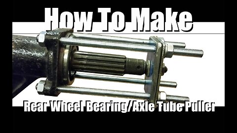 Axle Tube / Bearing Puller Tool- How To Make DIY Homemade No Welder Swingaxle VW Beetle Bug