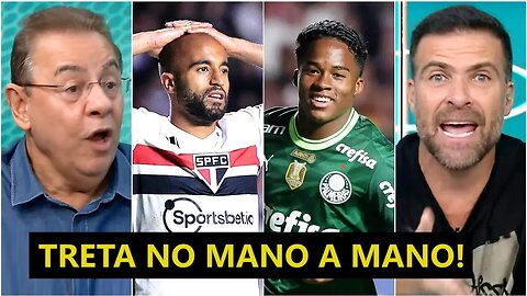DEU TRETA! "CALA A BOCA! VOCÊ TÁ DE SACANAGEM!" MANO A MANO de Palmeiras x São Paulo PEGA FOGO!