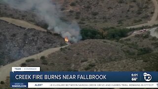 Creek Fire burns 3,050 acres near Fallbrook