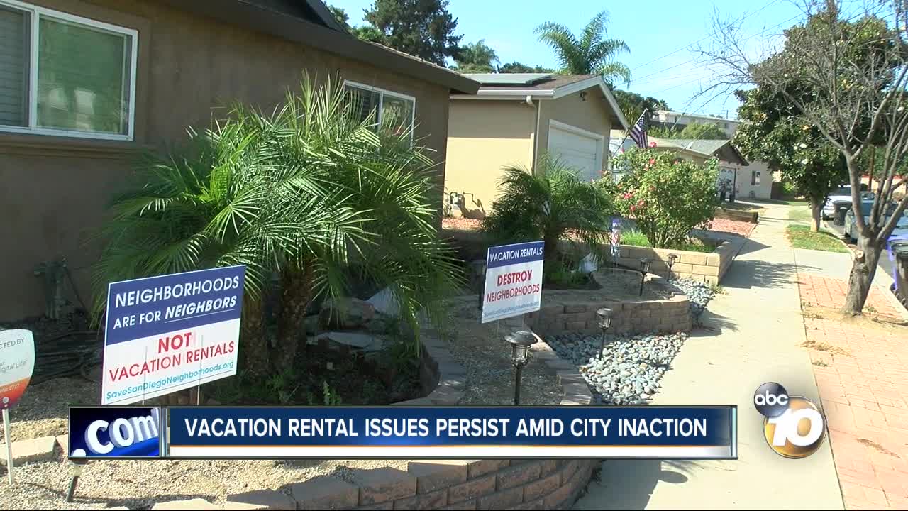 Vacation rental issues persist amid San Diego inaction