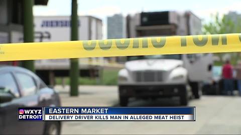 Delivery driver shoots, kills man trying to steal meat from truck at Eastern Market