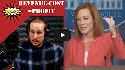 DDoS- Jen Psaki Says It's "Unfair and Absurd" That Companies Increase Prices Because of Higher Taxes