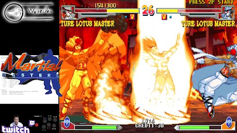(MAME) Martial Masters - 13 - Ture "True" Lotus Master - Lv Hardest - Final - The real "TURE" Boss!