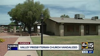 Presbyterian church in Phoenix vandalized