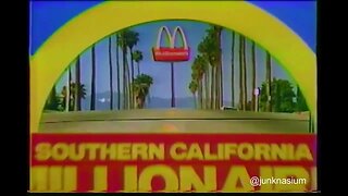 1985 "McDonalds Southern California Millionaire Commercial" #80s #lostmedia