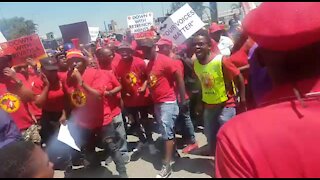 South Africa - Johannesburg - SAA strike (video) (o6d)