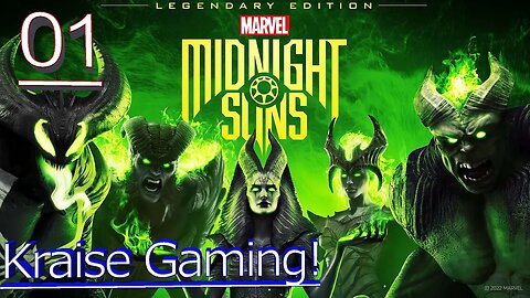 Ep:01 - A New Hero Rises - Live! - Marvel's Midnight Suns - Dark Playthrough - By Kraise Gaming!