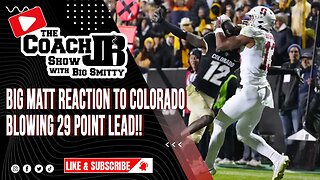 COACH PRIME LOSING 29 POINT LEAD | THE COACH JB SHOW WITH BIG SMITTY