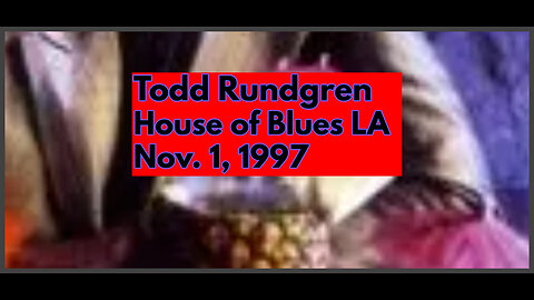 November 1, 1997 - Todd Rundgren Gives Los Angeles the Tiki Treatment