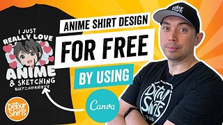 Anime TShirt Design With Canva the FREE T-Shirt Design Website - Masking in Canva Tutorial